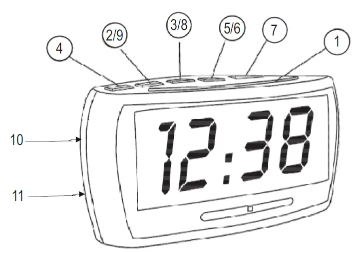 ADLER AD 1121 Alarm Clock Radio-1