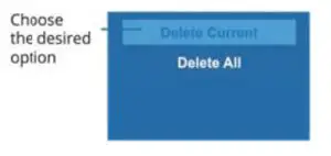 REXING V1-4K Ultra HD Car Dash Cam with Wi-Fi - DELETE A PHOTO