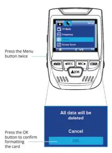 REXING V1-4K Ultra HD Car Dash Cam with Wi-Fi - POWERED ON