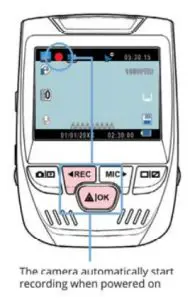 REXING V1-4K Ultra HD Car Dash Cam with Wi-Fi - RECORDING