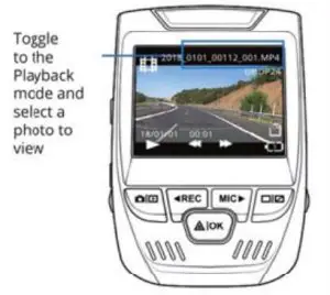 REXING V1-4K Ultra HD Car Dash Cam with Wi-Fi - TAKING PHOTOS