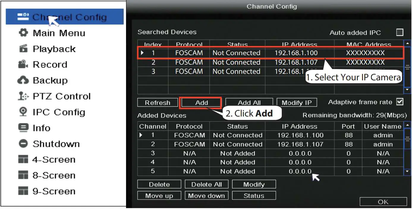 FOSCAM FN8108H Network Video Recorder Fig11