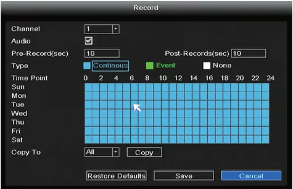 FOSCAM FN8108H Network Video Recorder Fig12