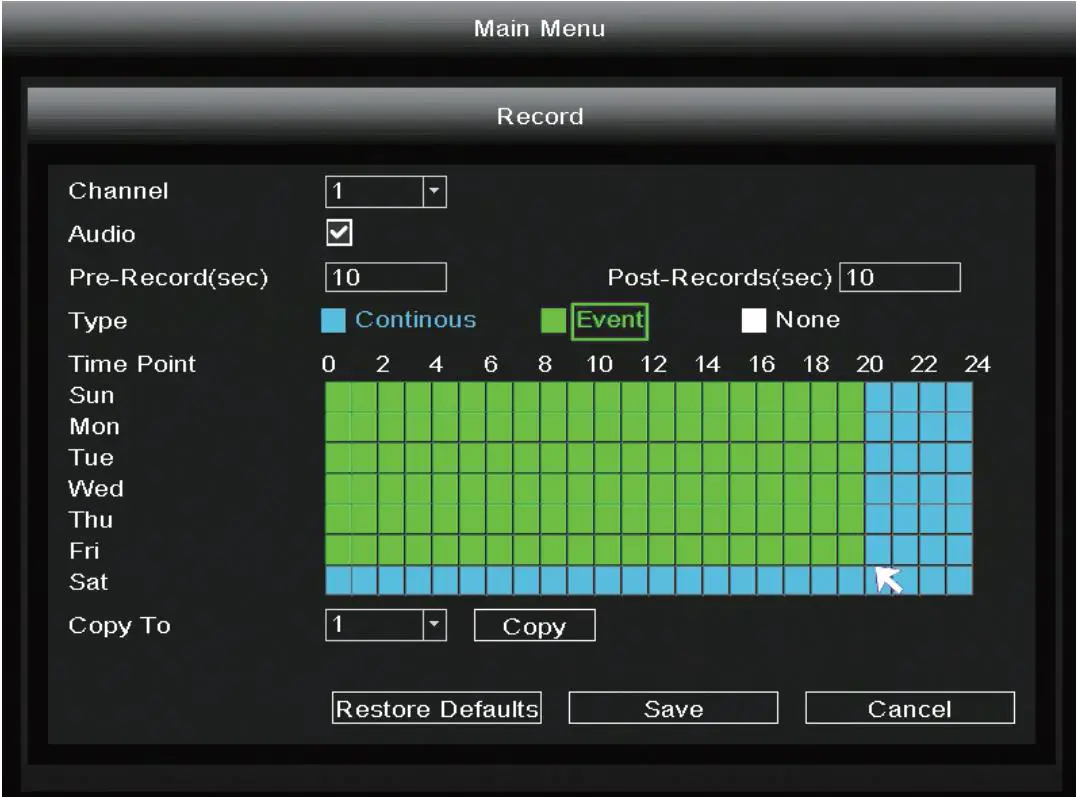 FOSCAM FN8108H Network Video Recorder Fig13