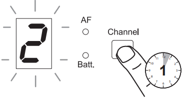 MASCOT DR 024 2 4GHz Digital Wireless Microphone System - button 1