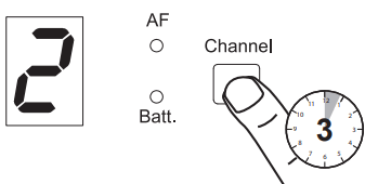 MASCOT DR 024 2 4GHz Digital Wireless Microphone System - button 2