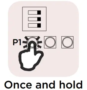 Programming of 7-channel remote