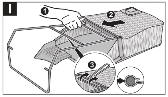 Assembling the grass collector