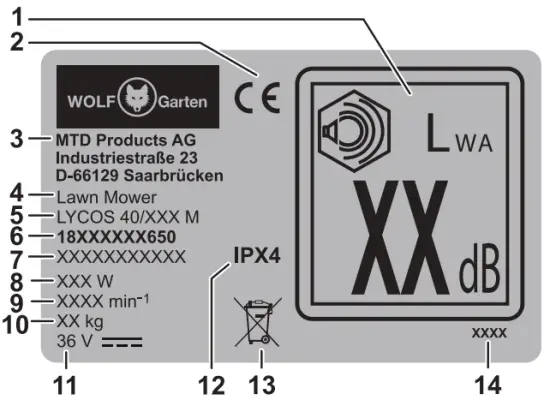 Identification plate