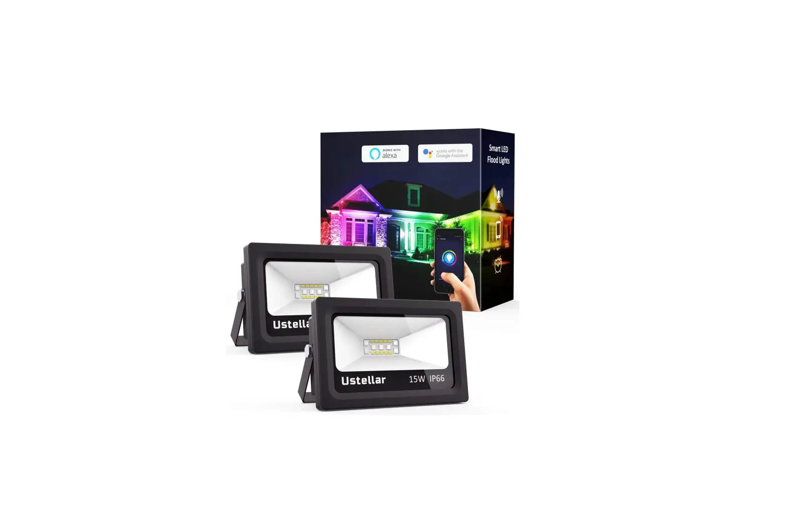 Ustellar Ntf77 Smart Led Flood Light Installation Guide