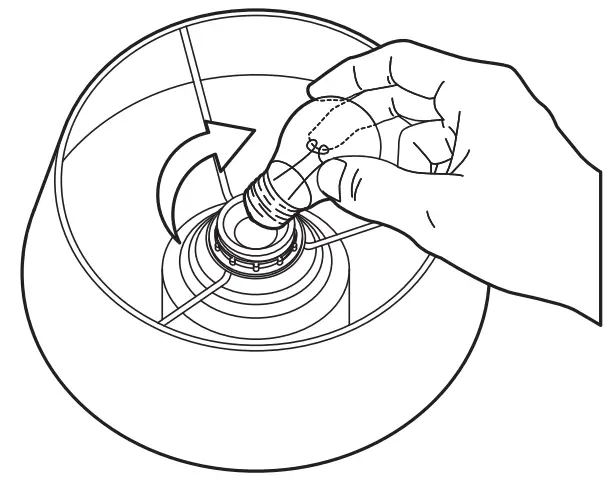 Porseme S07YPXUS58 E12 Modern Lamp with Unique Lampshade - fig 1