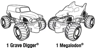 MONSTER JAM 6044944 Official Grave Digger Remote Control Truck 2