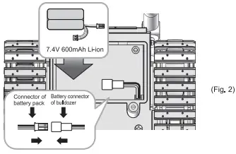 AMEWi 22518 Professional RC Bulldozer with 9 Functions - fig23