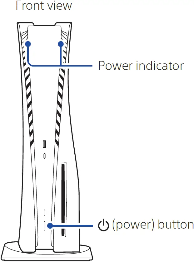 Turn on your PlayStation 5 console by pressing the (power) button