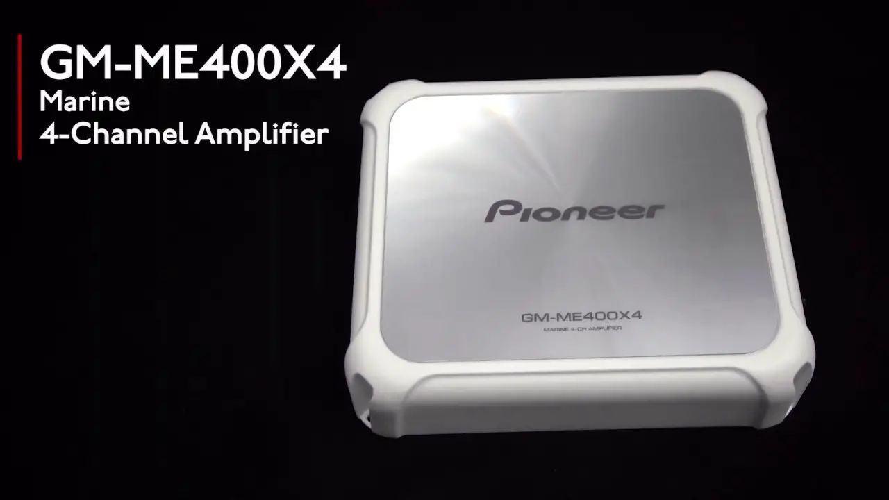 Pioneer Marine 4 Channel Amplifier Owner's Manual Pioneer Marine 4 Channel Amplifier Owner's Manual