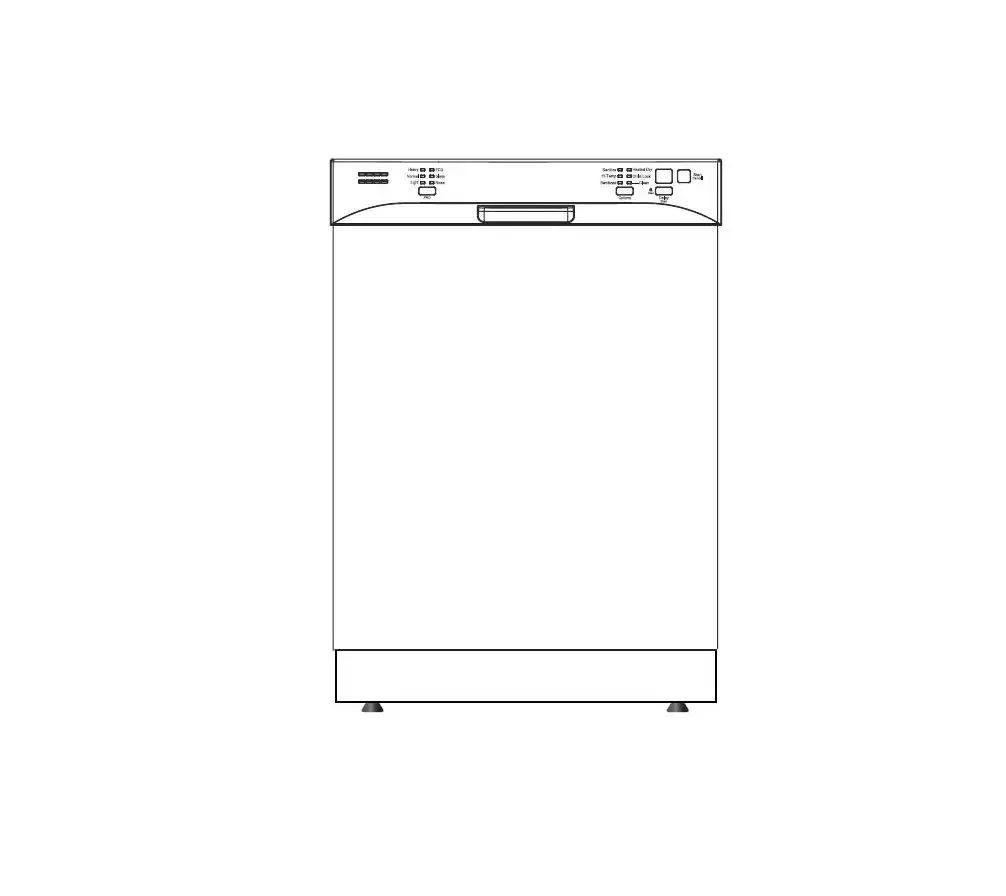 Comfee Cs14efsbk1rcm Built-in Dishwasher User Manual