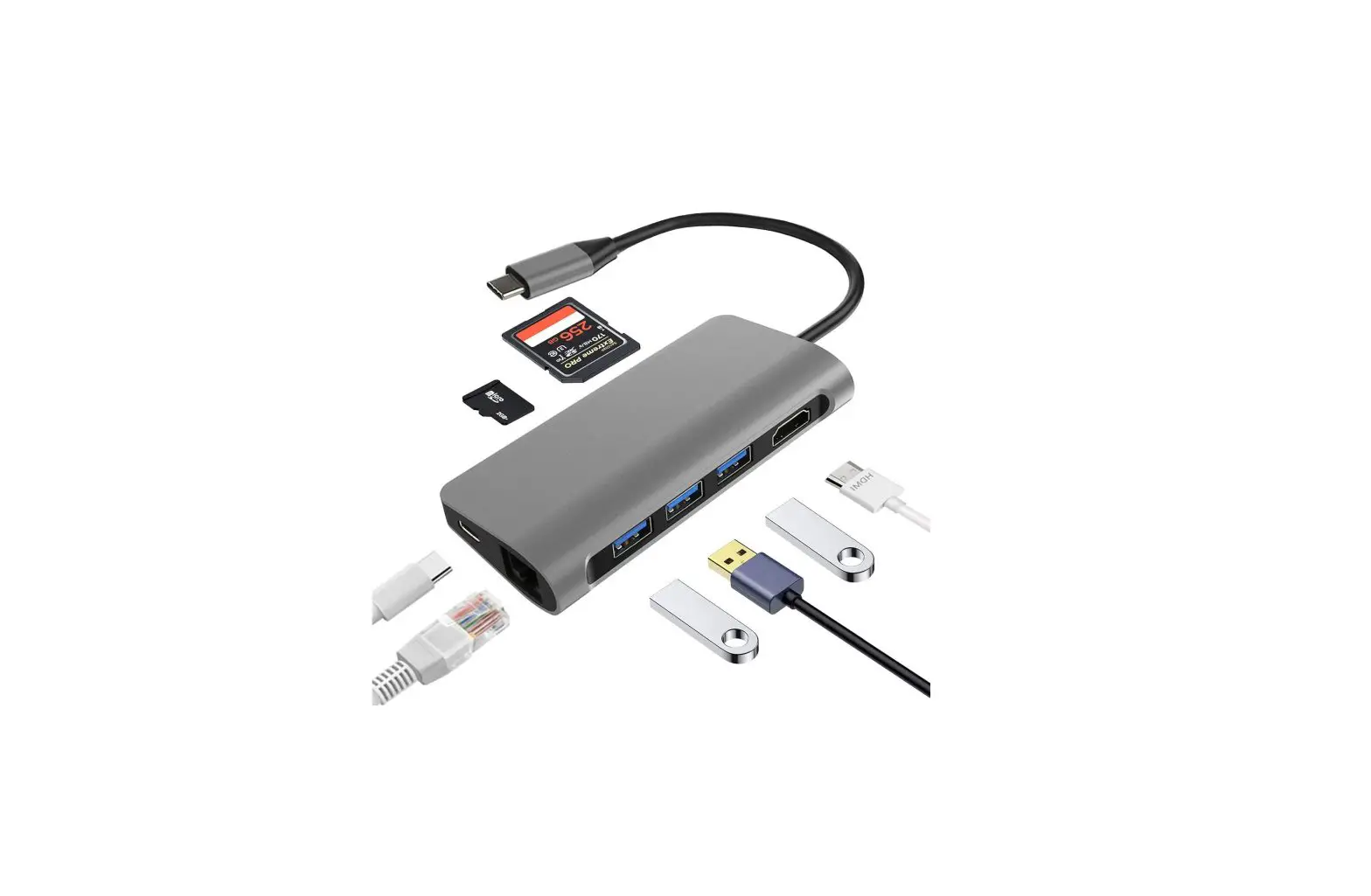 Bluebuilt 877008 8-in-1 Usb-c Docking Station For Macbook Instruction Manual
