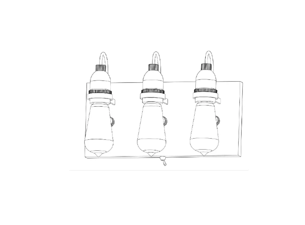 Johan Lewis Bistro 3 Light Wall Bracket User Manual Johan Lewis Bistro 3 Light Wall Bracket User Manual
