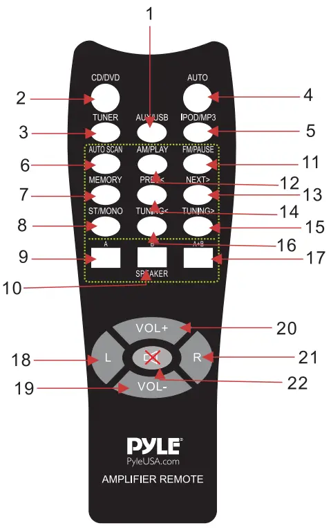 PYLE PT272AUBT Hybrid Amplifier Receiver - image 17