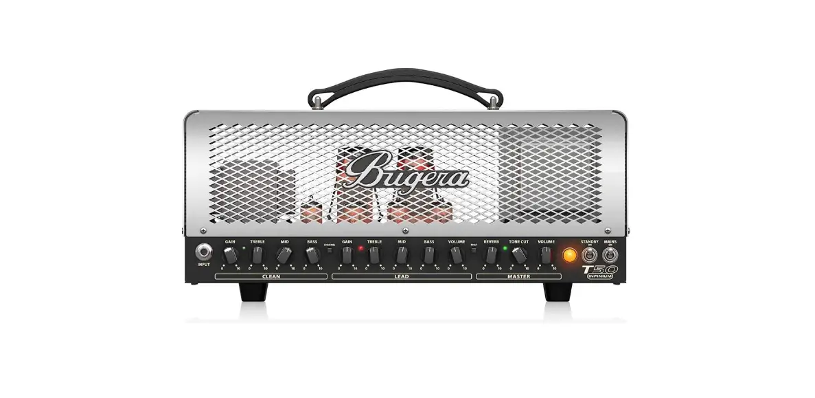 Bugera T50 Infinium 50-watt Cage-style 2-channel Tube Amplifier Head User Guide Bugera T50 Infinium 50-watt Cage-style 2-channel Tube Amplifier Head User Guide