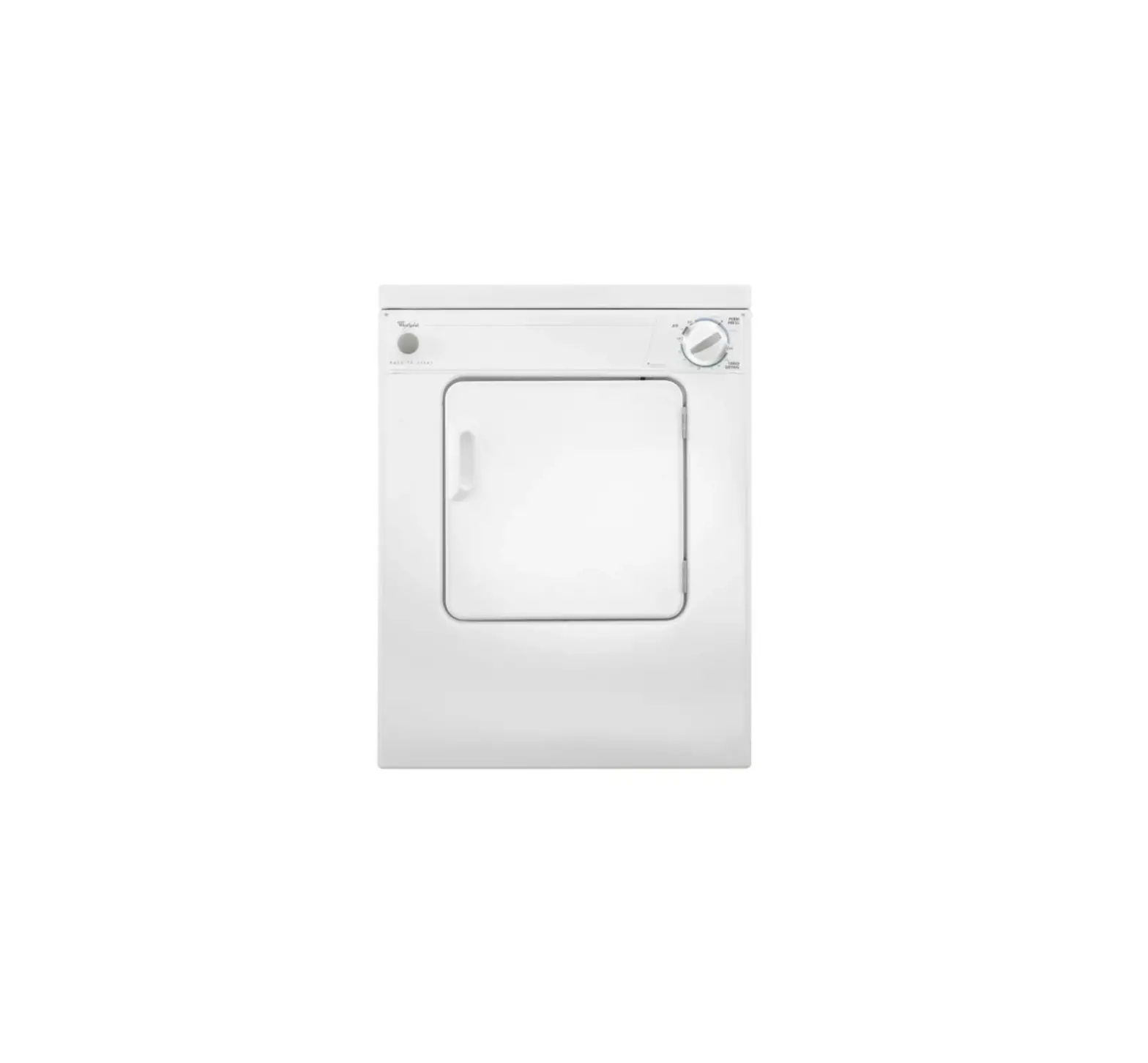 Whirlpool Ldr3822pq 3.4 Cu. Ft. Compact Electric Top Load Dryer Owner's Manual