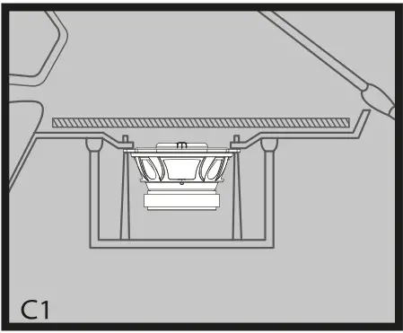 DS18 SLC-N65X 6.5 Inch 4-Way Coaxial Speaker C 1