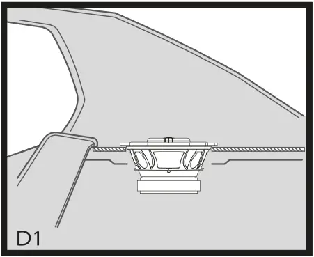 DS18 SLC-N65X 6.5 Inch 4-Way Coaxial Speaker D 1