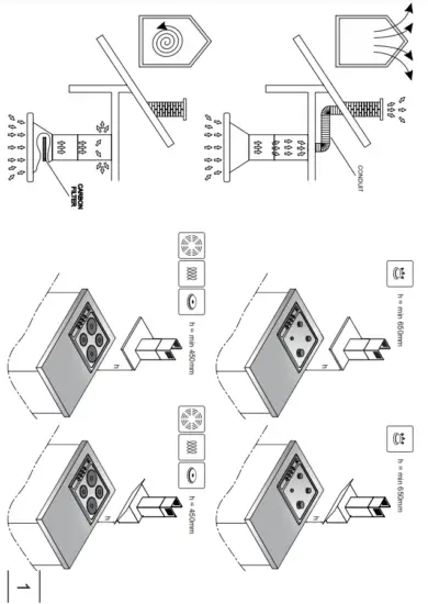 Amica OKC9659S Kitchen Extractor Hood - 2