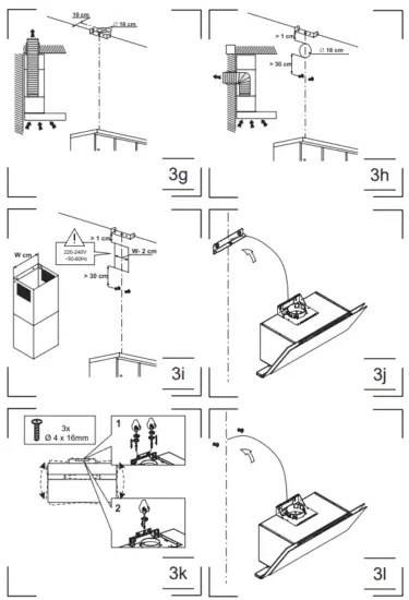 Amica OKC9659S Kitchen Extractor Hood - 4