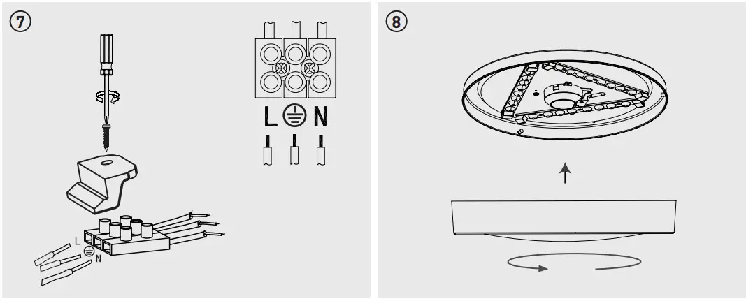 LUCECO ECO DECORATIVE 330mm IP44 LED BULKHEA8