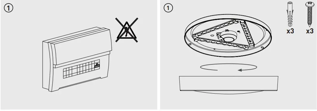 LUCECO ECO DECORATIVE 330mm IP44 LED BULKHEAD 1