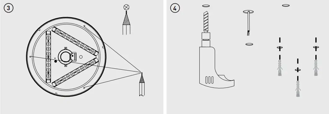 LUCECO ECO DECORATIVE 330mm IP44 LED BULKHEAD 3