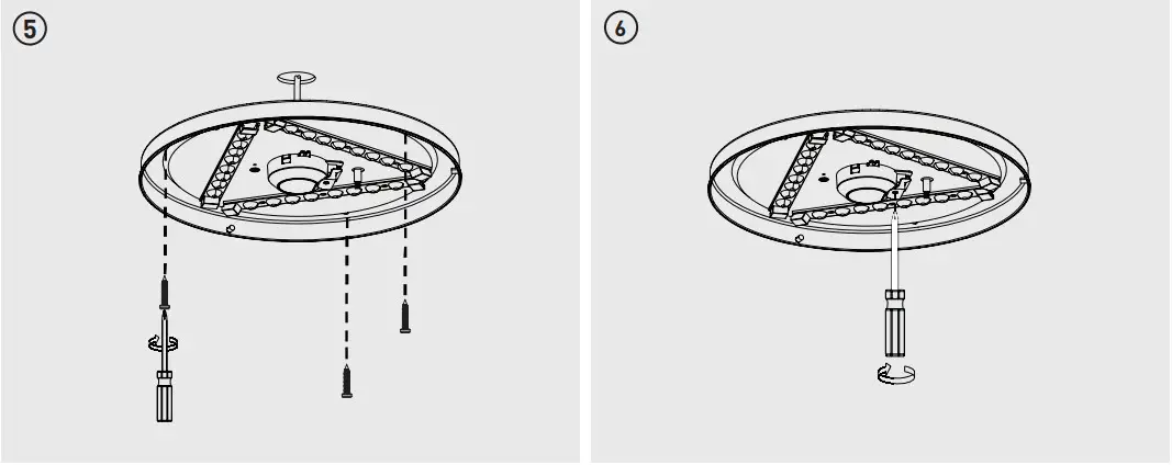 LUCECO ECO DECORATIVE 330mm IP44 LED BULKHEAD 5