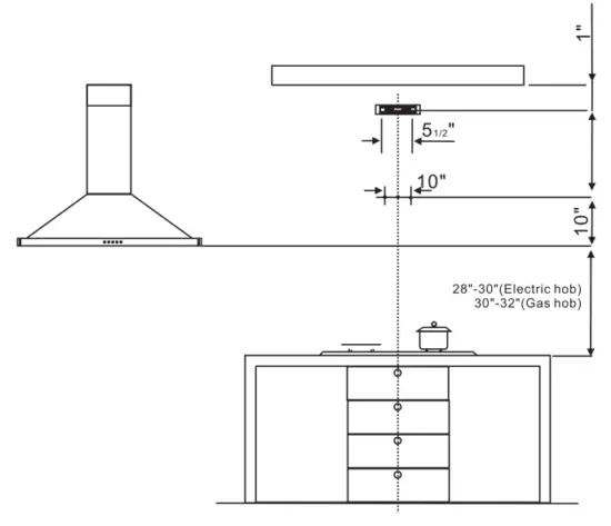 THOR HRH3607 HRH Professional Range Hoods - fig3