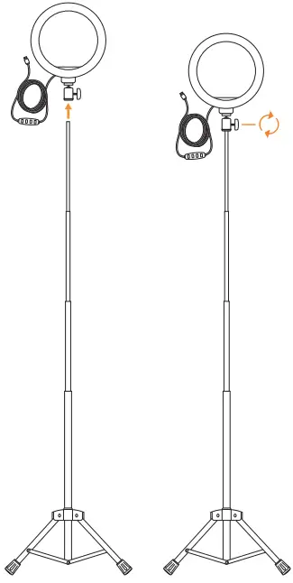 Gear4music-G4M-LED-KIT-LED-RING-LIGHT-STAND-AND-PHONE-HOLDER-FIG-3