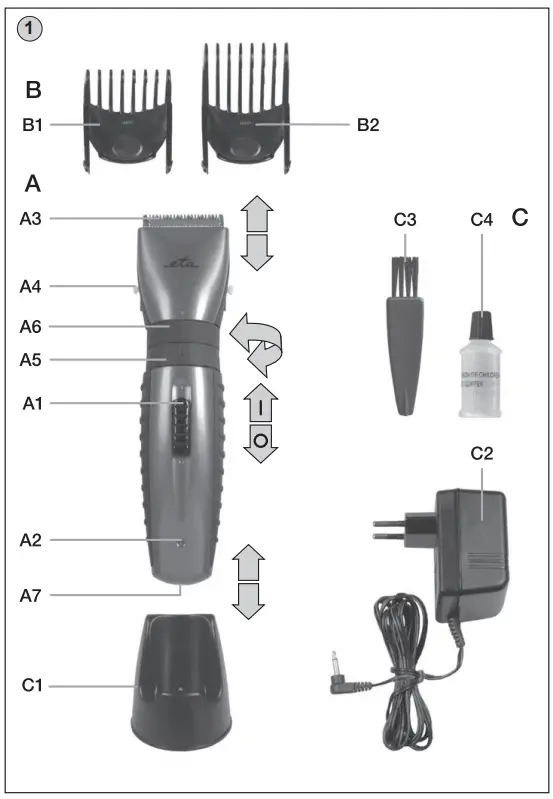 Features of the device and accessories