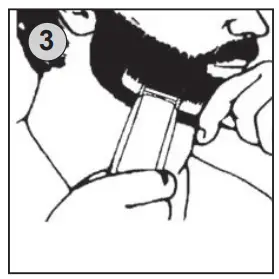 Trimming beard