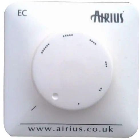 Puravent 230v 50 Wall Mounted Speed Control Wiring All EC Motor Instruction Manual - Main Product