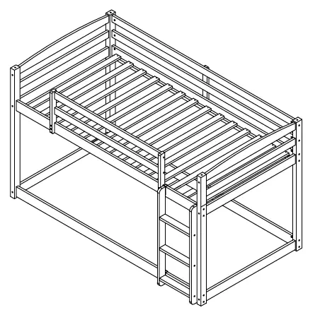 Home-Depot-Gray-Twin-over-Twin-Floor-Bunk-Bed-wit-PRODUCT