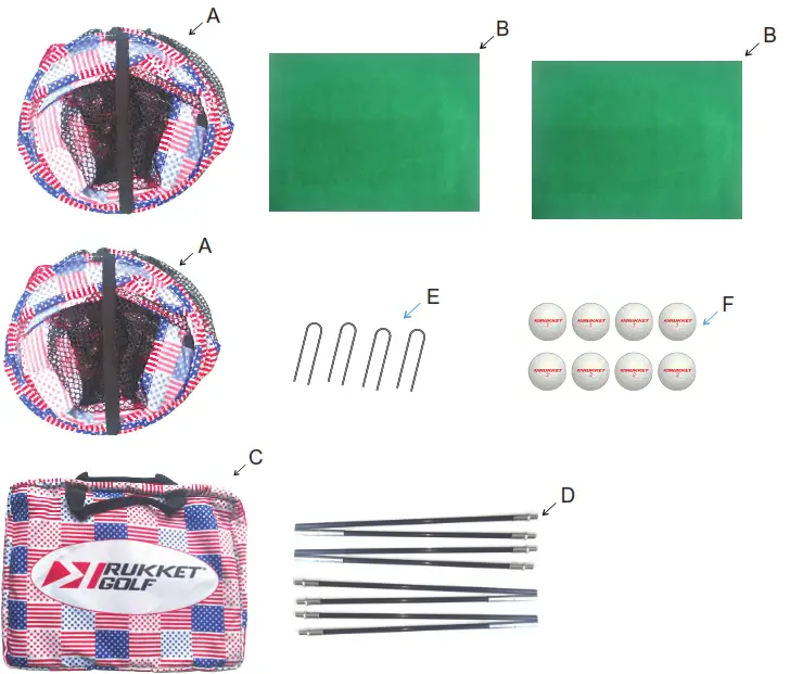 RukketSports WHACK-A-HAACK Golf Chipping Game - Fig