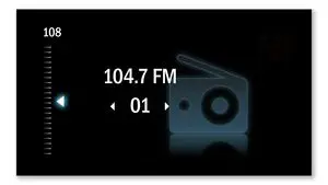 PHILIPS Clock Radio -FM digital tuning with presets