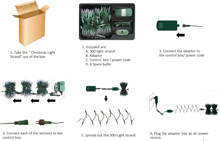 Mr Christmas 68327 Alexa LED 300 Mini Lights-fig2