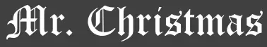 Mr Christmas-logo