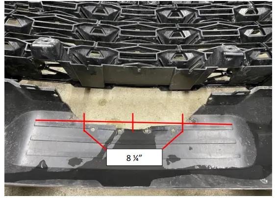Front Receiver Cut-out Figure 4
