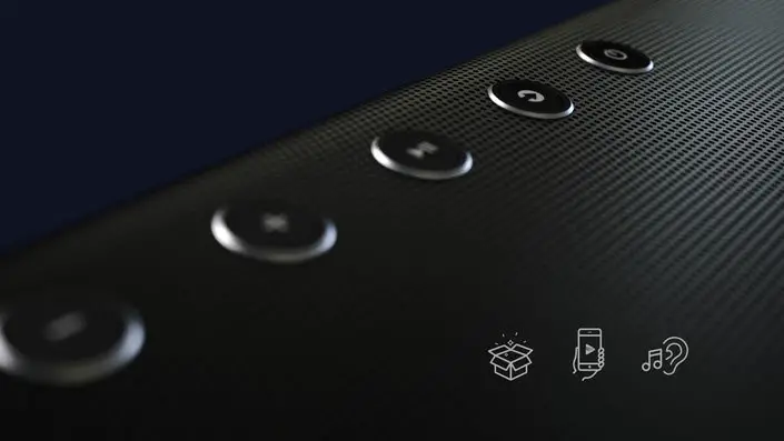 PHILIPS B95 Soundbar 5 1 2 with Wireless Subwoofer - Effortless connection