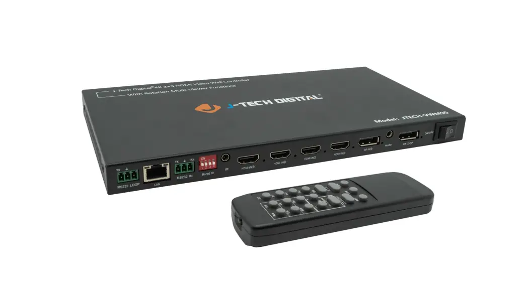 J-tech Digital Jtd-2921 Hdmi Or Dp 3x3 4k Hdmi Video Wall Controller And Multi Viewer User Manual