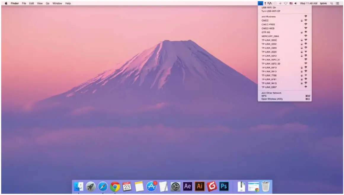 tp link Archer T4U Plus AC1300 Dual Antennas High Gain Wireless USB Adapter - Link Utility