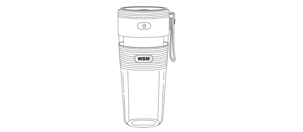 Wbm Wj-01 White Plastic Portable Juicer Blender User Manual Wbm Wj-01 White Plastic Portable Juicer Blender User Manual
