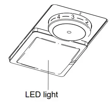 Continental Edison CEFC260DB 260 L Bottom Freezer Fridge Instructions - Replace the lamp