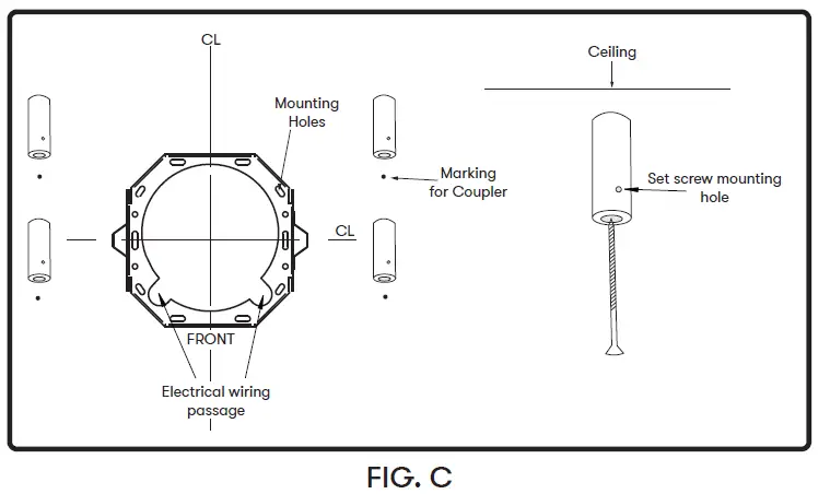 ZEPHYR CTP-E36CSX Trapeze 36 Inch Shell Only Island Mount Range Hood FIG (17)